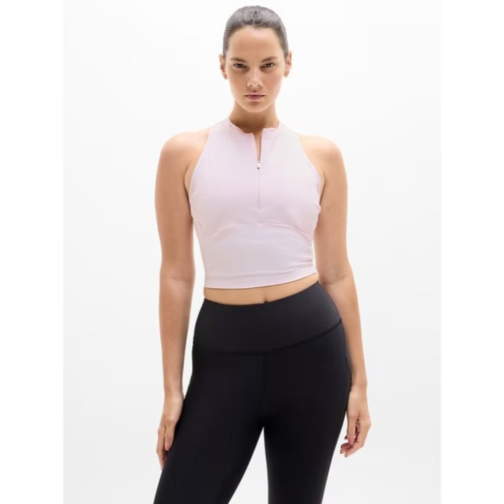 Athleta S Crosstrain Zip Train Shell Pink Small Regular - Picture 4 of 7